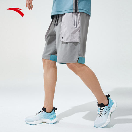 【M/L断码】安踏运动短裤男士夏季新款梭织休闲宽松五分裤男裤152327539【库存有限，无货将作退款，介意勿拍】 商品图0