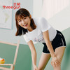 Threegun三枪 【水柔棉】圆领女士短袖T恤-23488A011 商品缩略图1