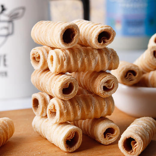 「两款口味！一口酥脆」不多言夹心卷注心蛋卷 香酥威化饼干椰子休闲零食小吃 商品图2