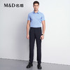 [商场同款]MD名盾男士DP免烫短袖衬衫夏季新品格纹职业正装衬衣 商品缩略图3