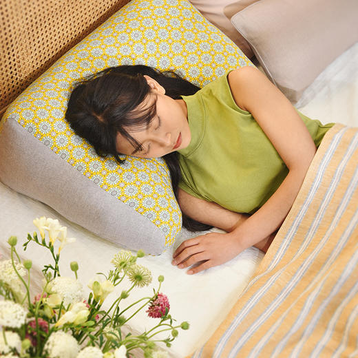 太阳花系列猫耳朵多功能靠枕床头软包靠枕 商品图3