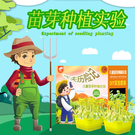 【好物推荐】儿童种植创意迷你植物微景观幼儿园负离子植物农场绿植水培 商品图2