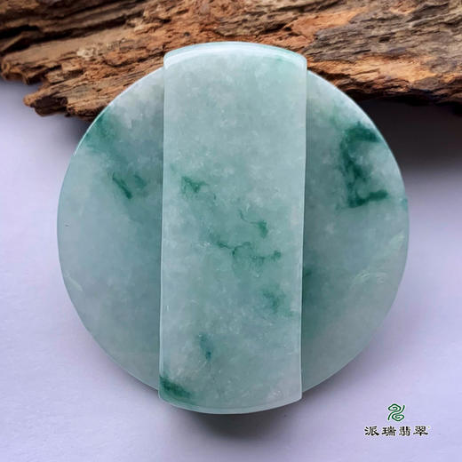 派瑞翡翠 翡翠皮带扣 糯种 飘花 商品图3
