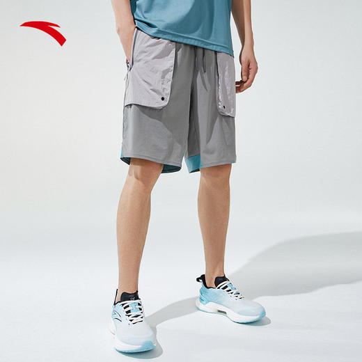 【M/L断码】安踏运动短裤男士夏季新款梭织休闲宽松五分裤男裤152327539【库存有限，无货将作退款，介意勿拍】 商品图3