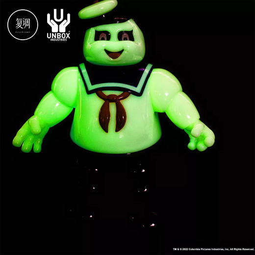 现货 Unbox Stay-Puft 夜光版 捉鬼敢死队 搪胶 商品图1
