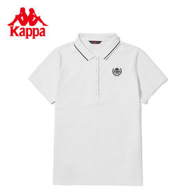Kappa卡帕复古运动POLO女运动短袖简约休闲短袖T恤K0D42PD01