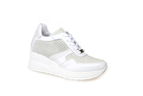 豪麟名鞋BALDININI女装牛皮革时尚休闲鞋D3E255X白色