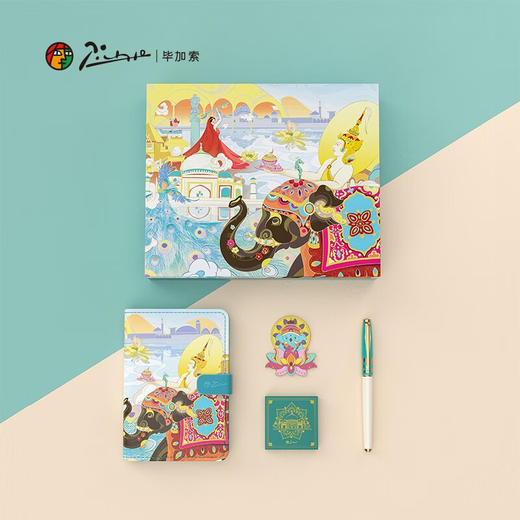 主题产品 毕加索钢笔 环球文化之旅5523印度毕加索钢笔套装男女士商务办公练字 商品图2