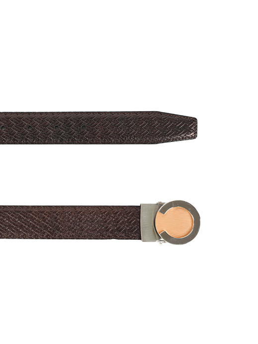 callisto黑色牛皮革皮带 SPBLF011BR 商品图1