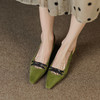绝美百搭，小猫跟蝴蝶结法式包头凉鞋LCC-C9115 商品缩略图8