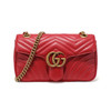 GUCCI 古驰 Marmont系列女包牛皮经典双G单肩包女士古琦链条斜挎包 443497DTDIT 商品缩略图0