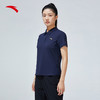 【S断码】安踏冰丝T丨短袖polo衫女款2023夏季新款翻领商务上衣162327134 商品缩略图3