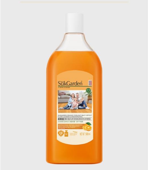 蔬果园橘彩星光多效地板清洁剂 商品图0