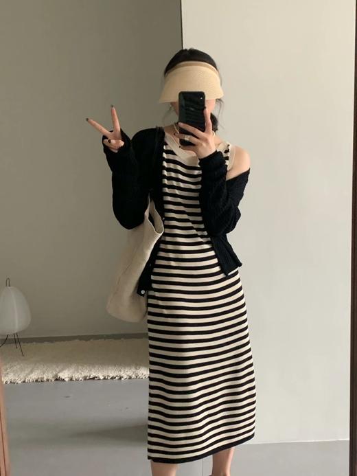 【直播专供】春季韩系长款背心针织裙 150422145 商品图0