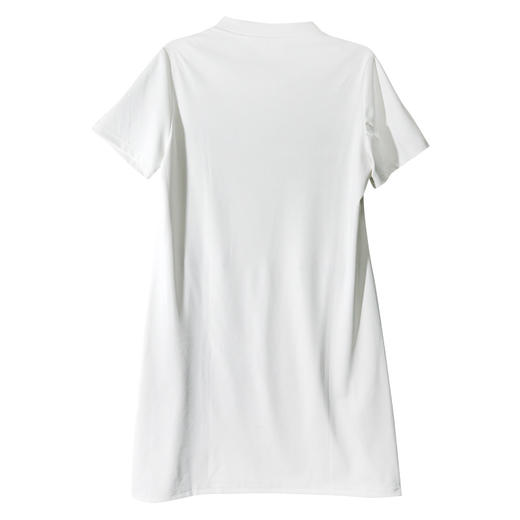 VIVIAN LIU R2327405 春新款名媛高级感小香风圆领半袖针织连衣裙 商品图1