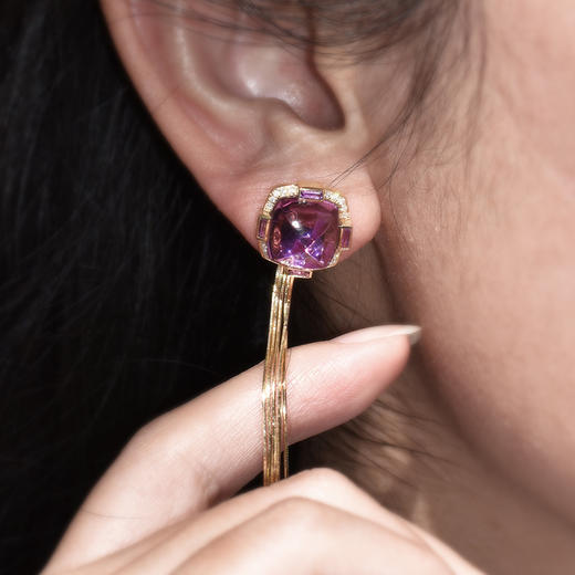 金字塔流苏耳钉【定制】 商品图3