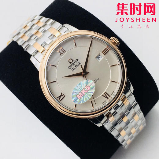 欧米茄MKS碟飞系列间玫金超薄男士机械腕表 商品图1