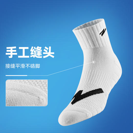有志者UZIS 美式篮球袜男专业实战防滑透气低帮袜大Z系列短款1.0 商品图3