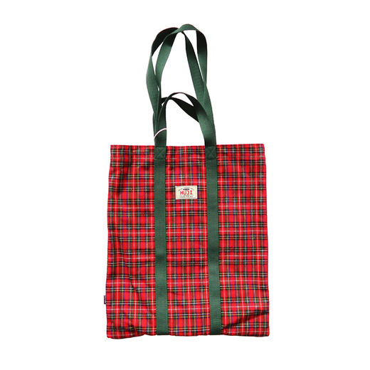 HUJI祤集Lette单肩手提包插画经典格纹 商品图6