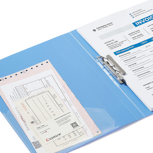 齐心 A6201 单强力夹 A4 商品图4