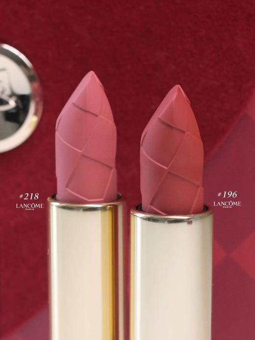 【品牌授权】兰蔻棋盘格口红小样礼盒套装 196朱砂橘-218暧昧粉 送礼推荐 体验装 旅行装 商品图3