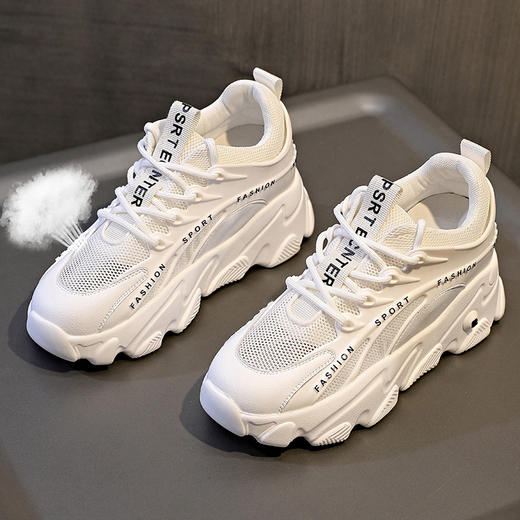 厚底内增高老爹鞋，网红运动女网鞋AM-283 商品图3