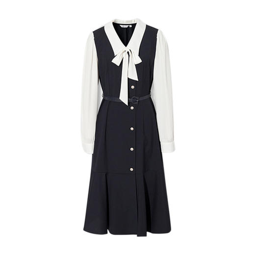 裁缝学苑AG190 秋装2021新款法式假两件裙子衬衫裙纸样连衣裙打版 商品图5