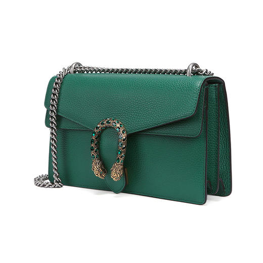 GUCCI 古驰 女包女士Dionysus系列肩背包手袋单肩斜挎包酒神包 送女友节礼物 绿400249CAOGX 商品图1