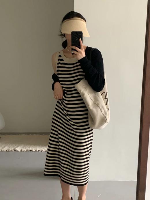 【直播专供】春季韩系长款背心针织裙 150422145 商品图1