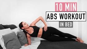 LOVE HANDLES WORKOUT IN BED _ reduce fat at home