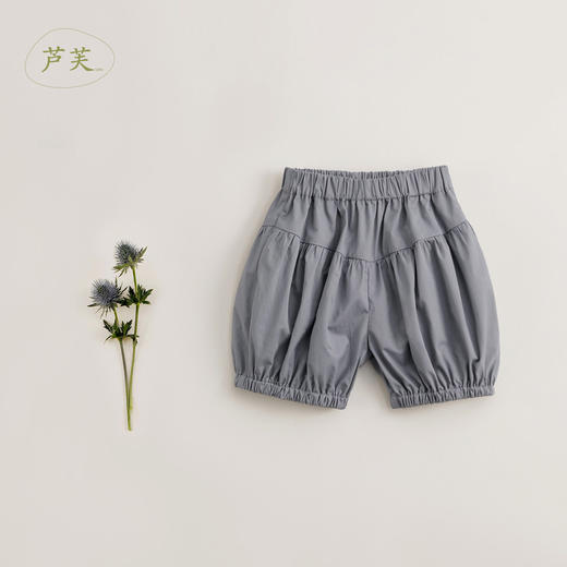 【马克珍妮 芦芙】夏装女童纯棉花苞五分裤 儿童短裤230815 商品图1