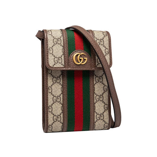 GUCCI 古驰 Ophidia系列 女包皮质双G纹标志链条包迷你单肩包手挎包 62575796IWT 商品图1