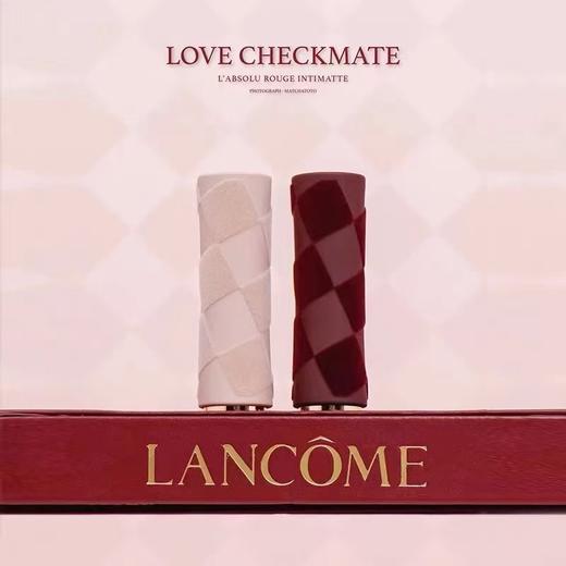 【品牌授权】兰蔻棋盘格口红小样礼盒套装 196朱砂橘-218暧昧粉 送礼推荐 体验装 旅行装 商品图2