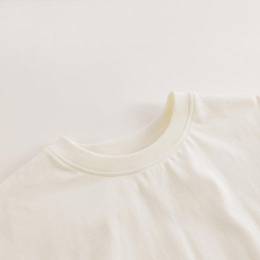 【马克珍妮 芦芙】新款夏装 女童荷叶边拼接纯棉T恤230791 商品图3