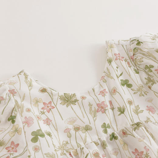 【马克珍妮 芦芙】新款夏装 女童清爽棉真丝衬衫230885 商品图3