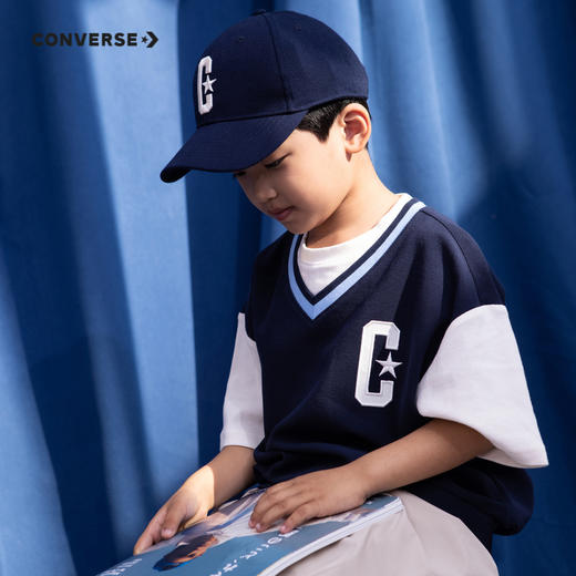 CONVERSE 夏 大童小童 短袖T恤 CNVN-FF-D758 商品图0