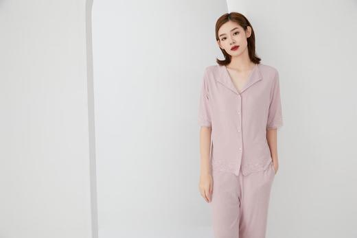 5F Ahpeena爱比娜 莱赛尔提花家居服套装 商品图2