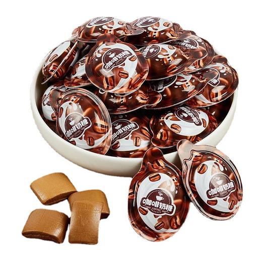 「“嚼”的咖啡！独立包装」3D咖啡糖奶糖 创意软糖咖啡糖400g64粒上班休闲零食 商品图4