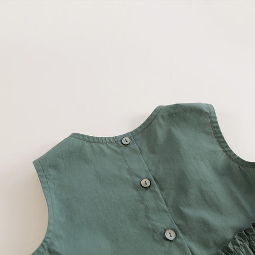 【马克珍妮 芦芙】新款夏装 女童透气荷叶边短袖套装230525 商品图5