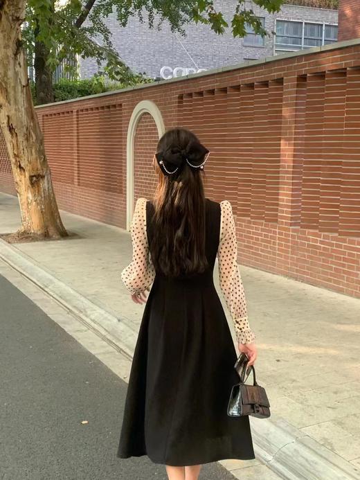 【直播专供】2023年春季波点拼接连衣裙 150359035 商品图2