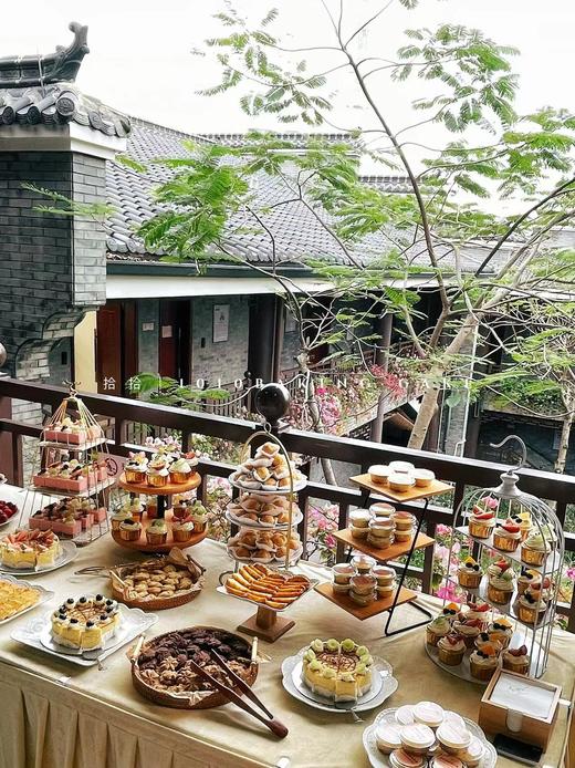 「仲恺公园」茶歇会议甜品台案例 商品图0