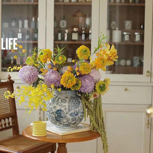 百搭花瓶鲜切花摆件客厅插花落地花器种花盆大复古陶罐落地新中式 商品图4