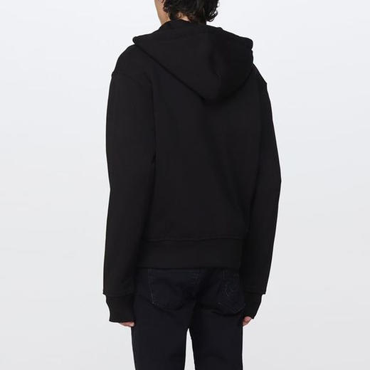 VERSACE JEANS COUTURE 范思哲 男士棉质字母徽标印花拉链连帽卫衣 黑色 73GAIT17 CF00O 899 商品图2