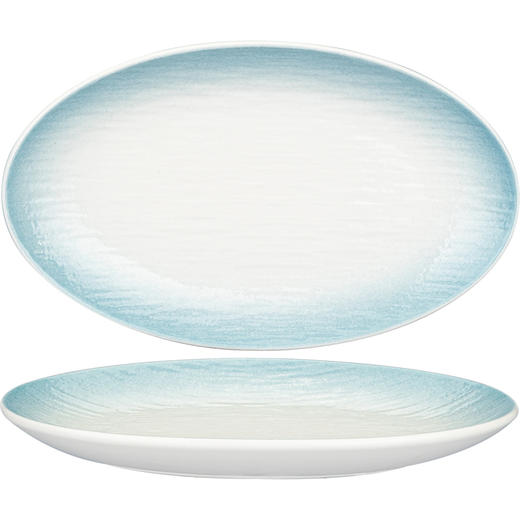 摩登主妇鱼盘家用蒸鱼大号2023新款北欧高级感椭圆形创意装鱼盘子 商品图3