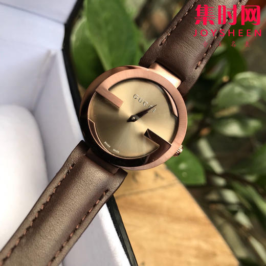 原单品质 Gucci古驰双G女装表，双G表圈Logo，非常有层次感，小号29mm表径 商品图4