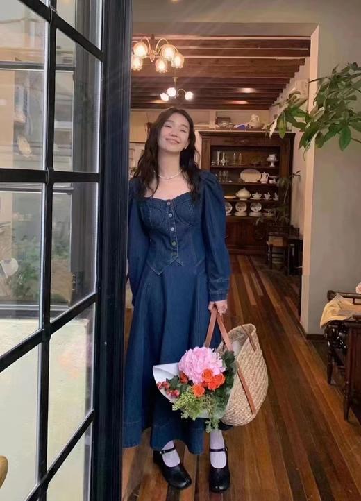 【直播专供款】春季大方领牛仔套装 150422170 商品图0