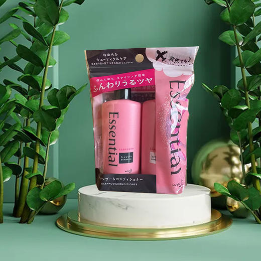 【保税仓】花王睡醒不乱去油蓬松洗发护发迷你旅行套装 洗发45ml+护发45ml/袋 商品图3