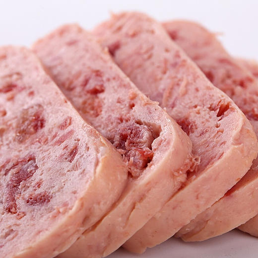 中粮天坛小白猪火腿猪肉午餐肉罐头198克*6罐储备食品 商品图1