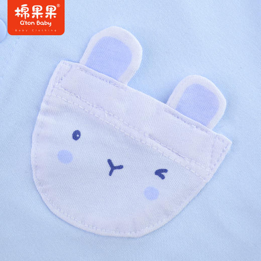 棉果果商场同款夏季新品莫代尔对开连体衣哈衣爬服M211722423333 商品图3