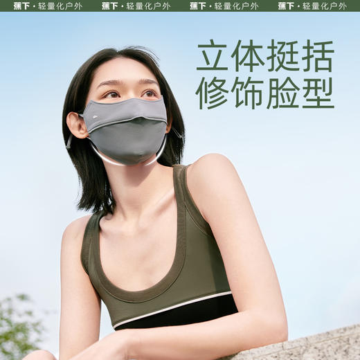 蕉下新款冰薄系列叠阔护眼角防晒口罩 商品图1